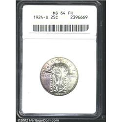1924-S 25C MS64 Full Head ANACS.
