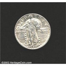 1927-S 25C AU50 Uncertified.