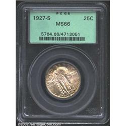 1927-S 25C MS66 PCGS.