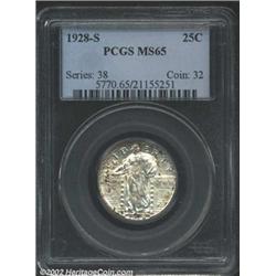 1928-S 25C MS65 PCGS.