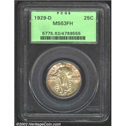 1929-D 25C MS63 Full Head PCGS.