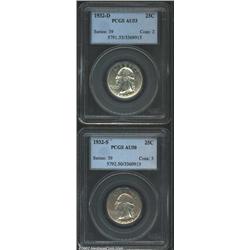 1932-D 25C AU53 PCGS,