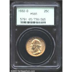 1932-D 25C MS65 PCGS.