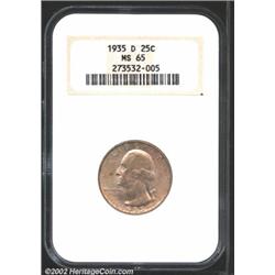 1935-D 25C MS65 NGC.