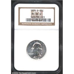 1935-D 25C MS66 NGC.