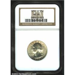 1936-D 25C MS64 NGC.