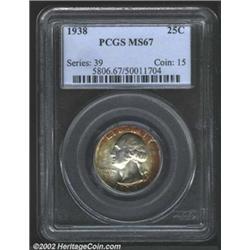 1938 25C MS67 PCGS.