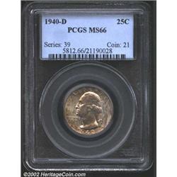 1940-D 25C MS66 PCGS.