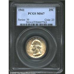 1941 25C MS67 PCGS.