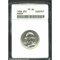 1936 25C PR64 ANACS.