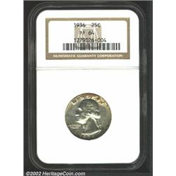1936 25C PR64 NGC.