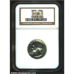 1942 25C PR65 NGC.