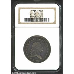 1795 50C Fine 15 NGC.