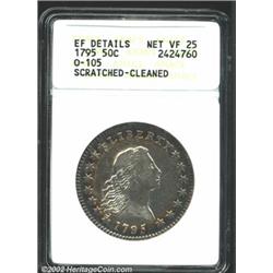 1795 50C--Scratched, Cleaned--ANACS.