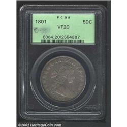 1801 50C VF20 PCGS.