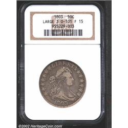 1803 50C Large 3 Fine 15 NGC.