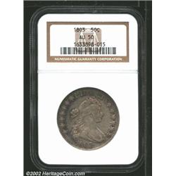 1803 50C Large 3 AU50 NGC.