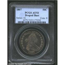 1807 50C Draped Bust AU53 PCGS.
