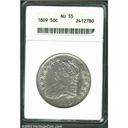 1809 50C AU55 ANACS.