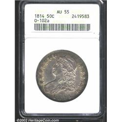 1814 50C AU55 ANACS.