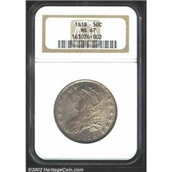 1818 50C MS67 NGC.