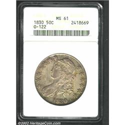 1830 50C Large 0 MS61 ANACS.
