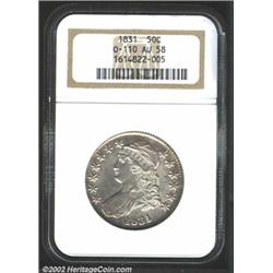 1831 50C AU58 NGC.
