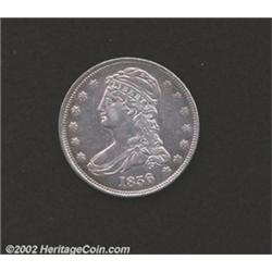 1836 50C Reeded Edge XF40 Uncertified.