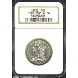 1838 50C AU58 NGC.