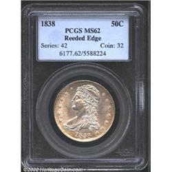 1838 50C MS62 PCGS.