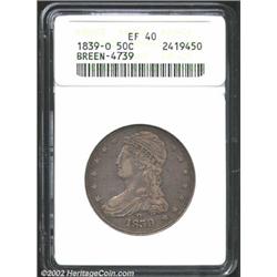 1839-O 50C XF40 ANACS.