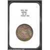 Image 1 : 1854 50C Arrows MS65 NGC.