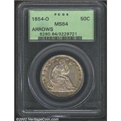 1854-O 50C Arrows MS64 PCGS.