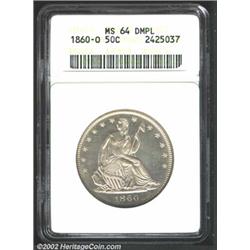 1860-O 50C MS64 Deep Mirror Prooflike ANACS.