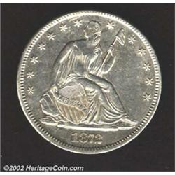 1872-CC 50C MS60 Corroded, Damaged, Cleaned Uncertified.