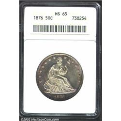 1876 50C MS65 ANACS.