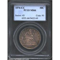 1876-CC 50C MS66 PCGS.