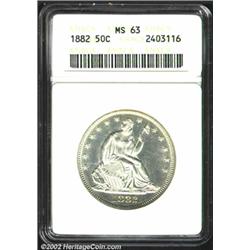1882 50C MS63 ANACS.