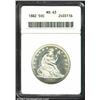1882 50C MS63 ANACS.