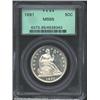 1891 50C MS65 PCGS.