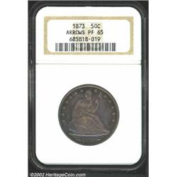 1873 50C Arrows PR65 NGC.