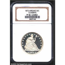 1873 50C Arrows PR66 Cameo NGC.