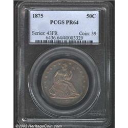 1875 50C PR64 PCGS.