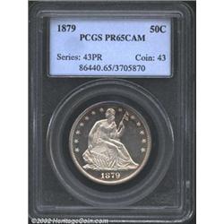 1879 50C PR65 Cameo PCGS.