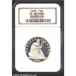 1880 50C PR66 Cameo NGC.