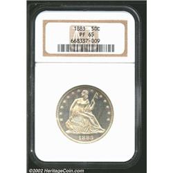 1883 50C PR65 NGC.