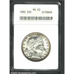 1892 50C MS62 ANACS.