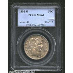 1892-O 50C MS64 PCGS.