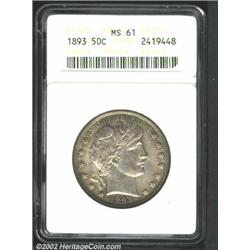 1893 50C MS61 ANACS.