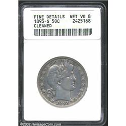 1893-S 50C--Cleaned--ANACS.